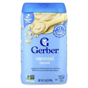 Gerber Oatmeal Cereal 1st Foods Baby Infant 16 oz NEW SEALED